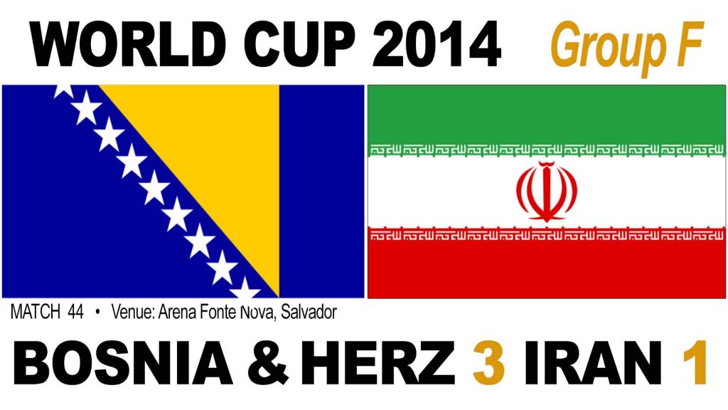 Bosnia & Herzegovina 3-1 Iran