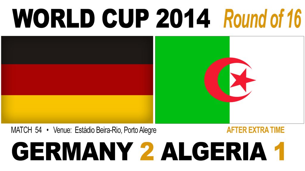 Germany 2-1 Algeria AET