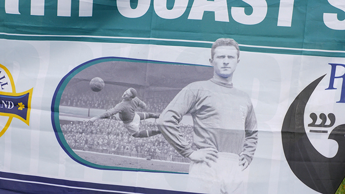 Harry Gregg: Coleraine's Hero of Munich. Photo copyright John Gubba