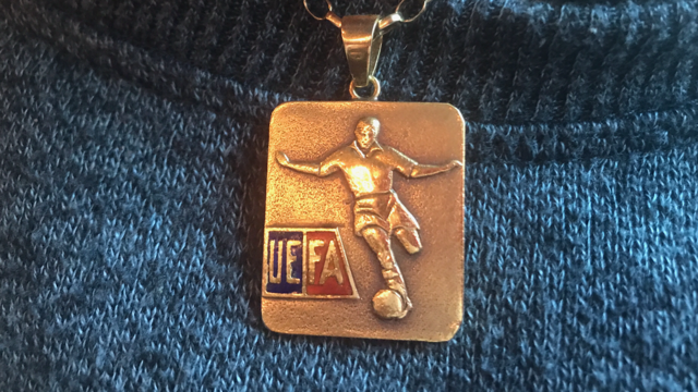 UEFA Cup Winners Cup Medal won when Chelsea beat Real Madrid in 1971 Final. Photo copyright: John Gubba