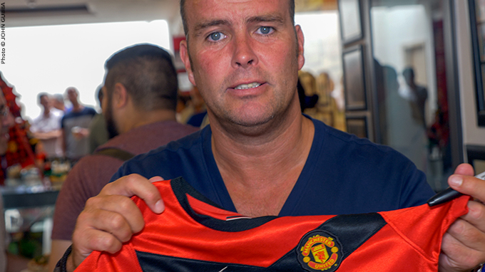 Ben Thornley a great ambassador for Manchester United. Photo copyright: John Gubba