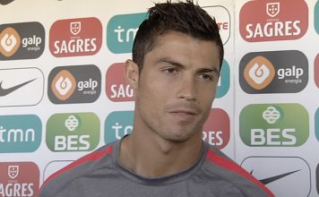 It's all in the eyes . . . Cristiano Ronaldo would love to return to Manchester United