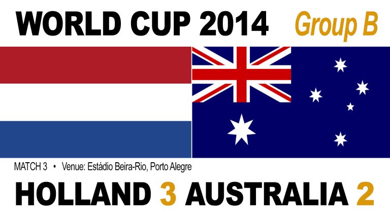 Holland 3-2 Australia