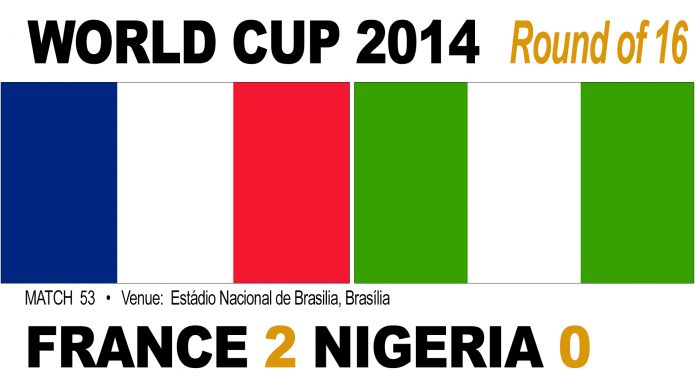 France 2-0 Nigeria