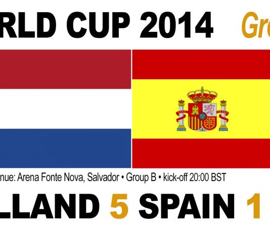 World Cup Match 3: Holland 5, Spain 1