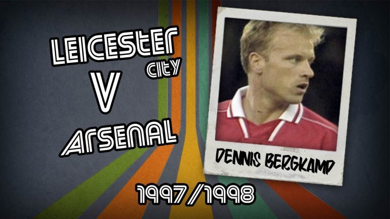 DENNIS BERGKAMP – Leicester v Arsenal, 97/98 | Retro Goal