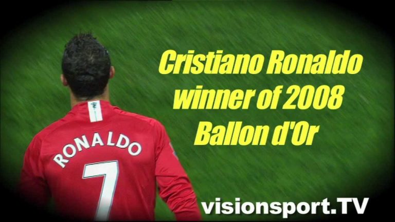 Cristiano Ronaldo – 2008 World Player of Year