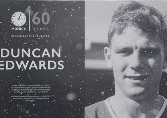 Duncan Edwards - Munich 60 years tribute at Old Trafford