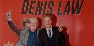 Denis Law with brother Joe