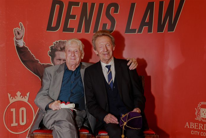Denis Law with brother Joe