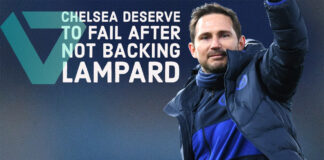 Chelsea deserve to fail for not backing Frank Lampard