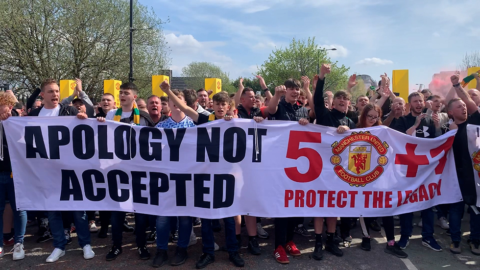 Members of The 1958 group have staged recent protests on matchdays at Old Trafford