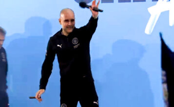 Pep Guardiola celebrates Man City's latest EPL triumph which puts the champions on top of Deloitte's Football Money League
