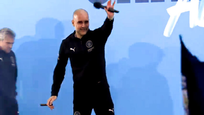 Pep Guardiola celebrates Man City's latest EPL triumph which puts the champions on top of Deloitte's Football Money League